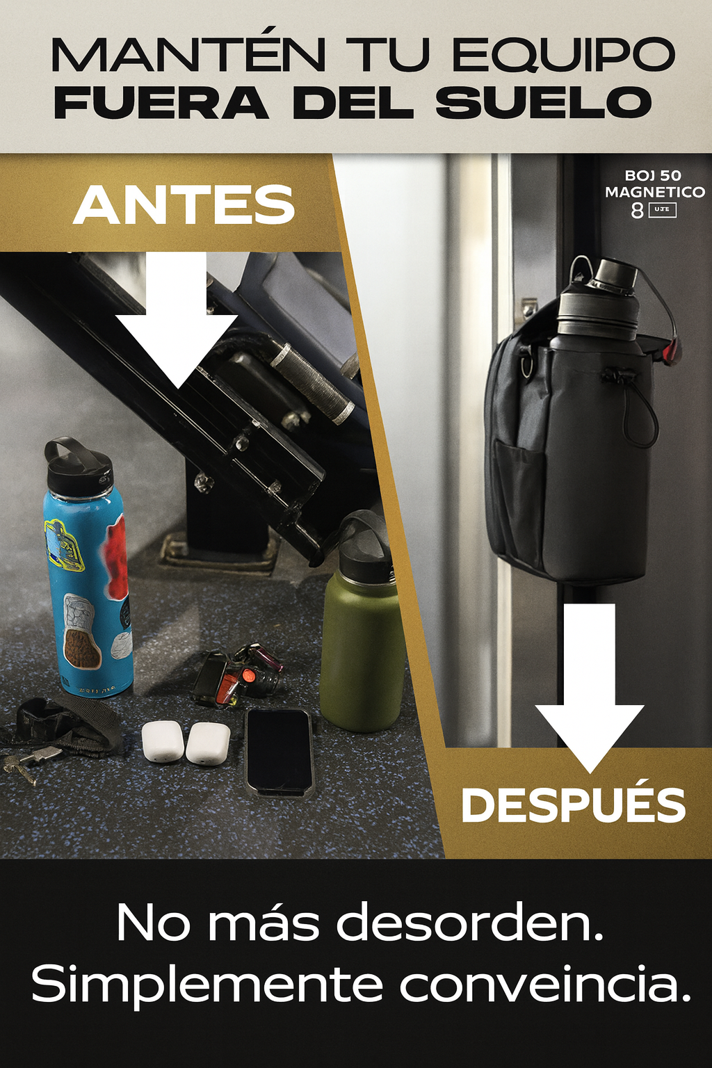 TITAN BAG™ | Bolso Magnético 3 en 1